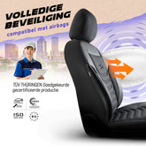 Car Seat Cover Florida | Linen Fabric Leather Look Orthopedic Design